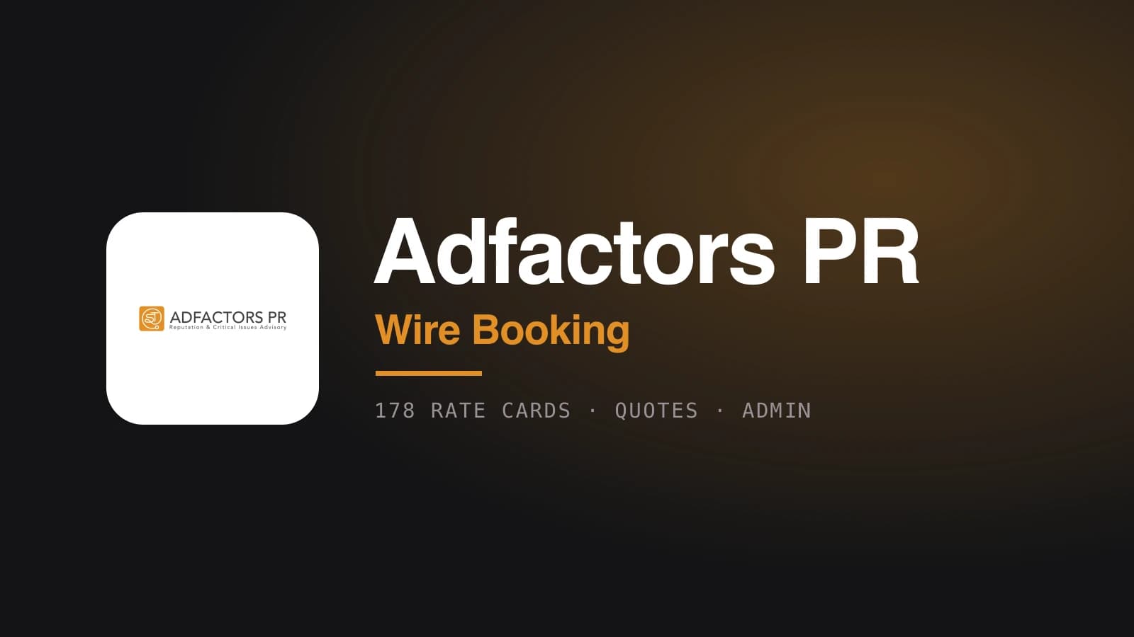 Adfactors PR workflow, built by Nuvero AI