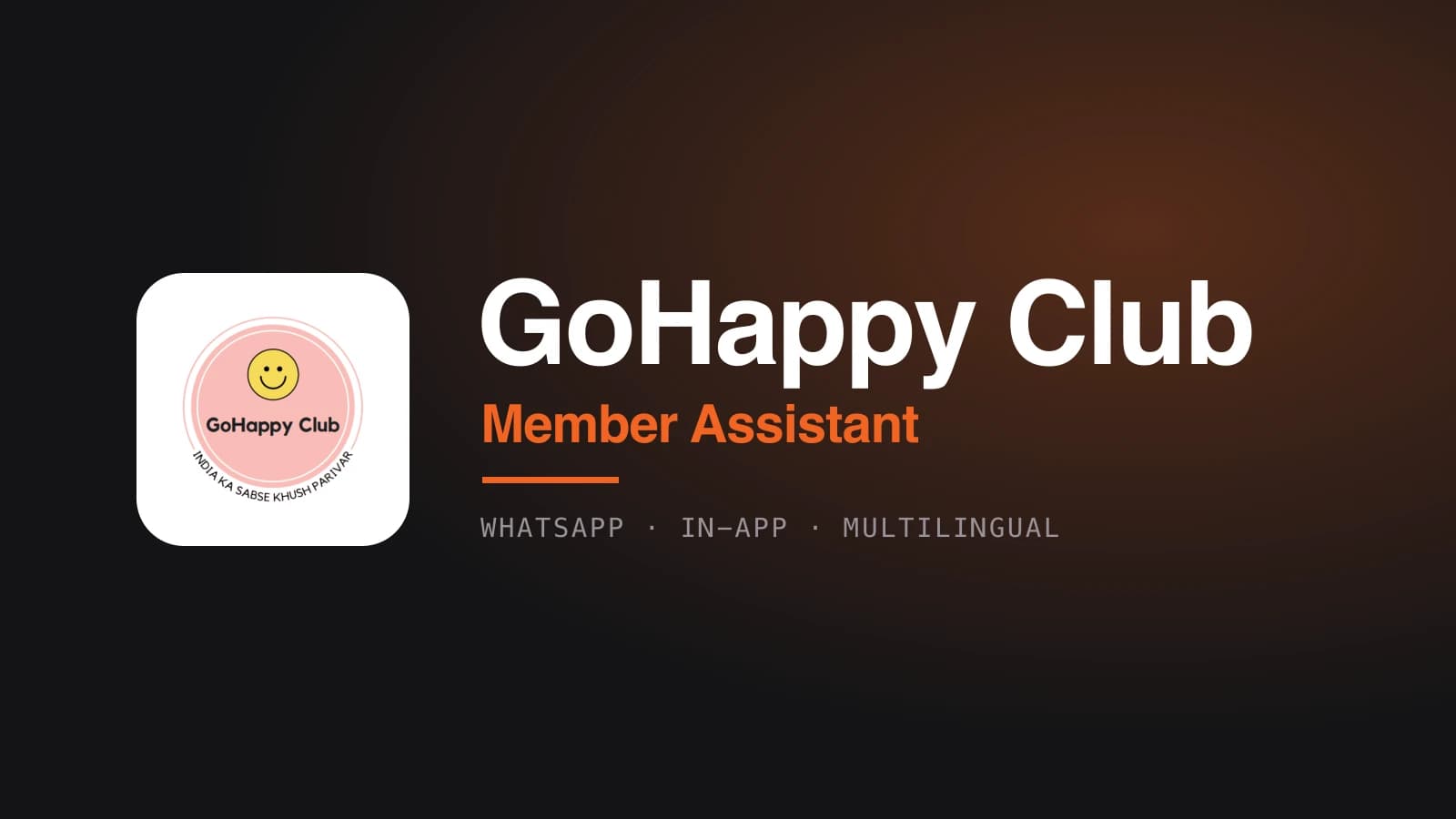 GoHappy Club workflow, built by Nuvero AI